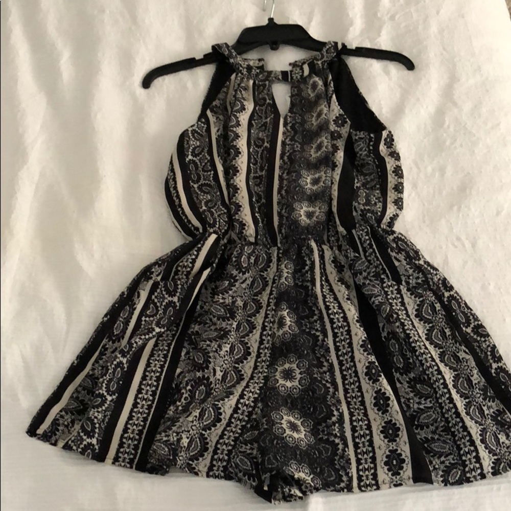 NWT AS U WISH patterned romper